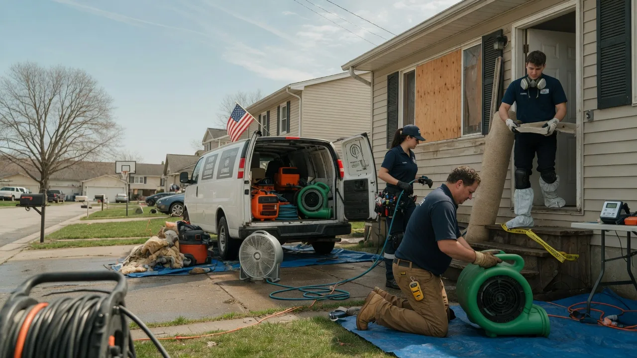 Water Damage Restoration in Nallen, WV near me